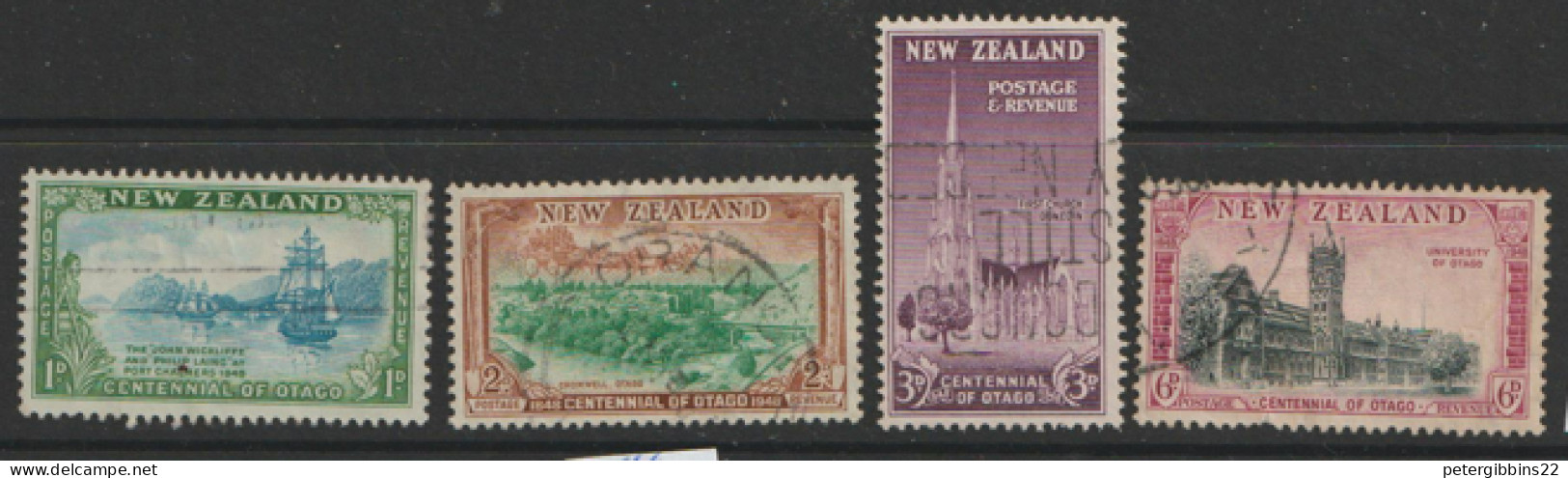 New  Zealand  1948  SG  690-5  Otago    Fine Used   - Usati