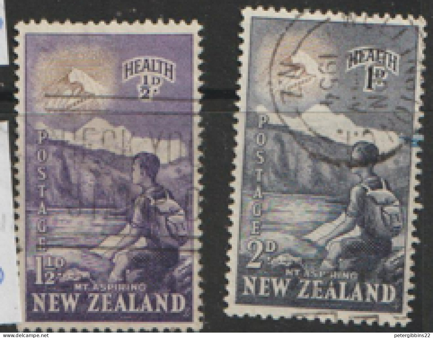 New  Zealand  1954  SG  737-8  Health    Fine Used   - Used Stamps