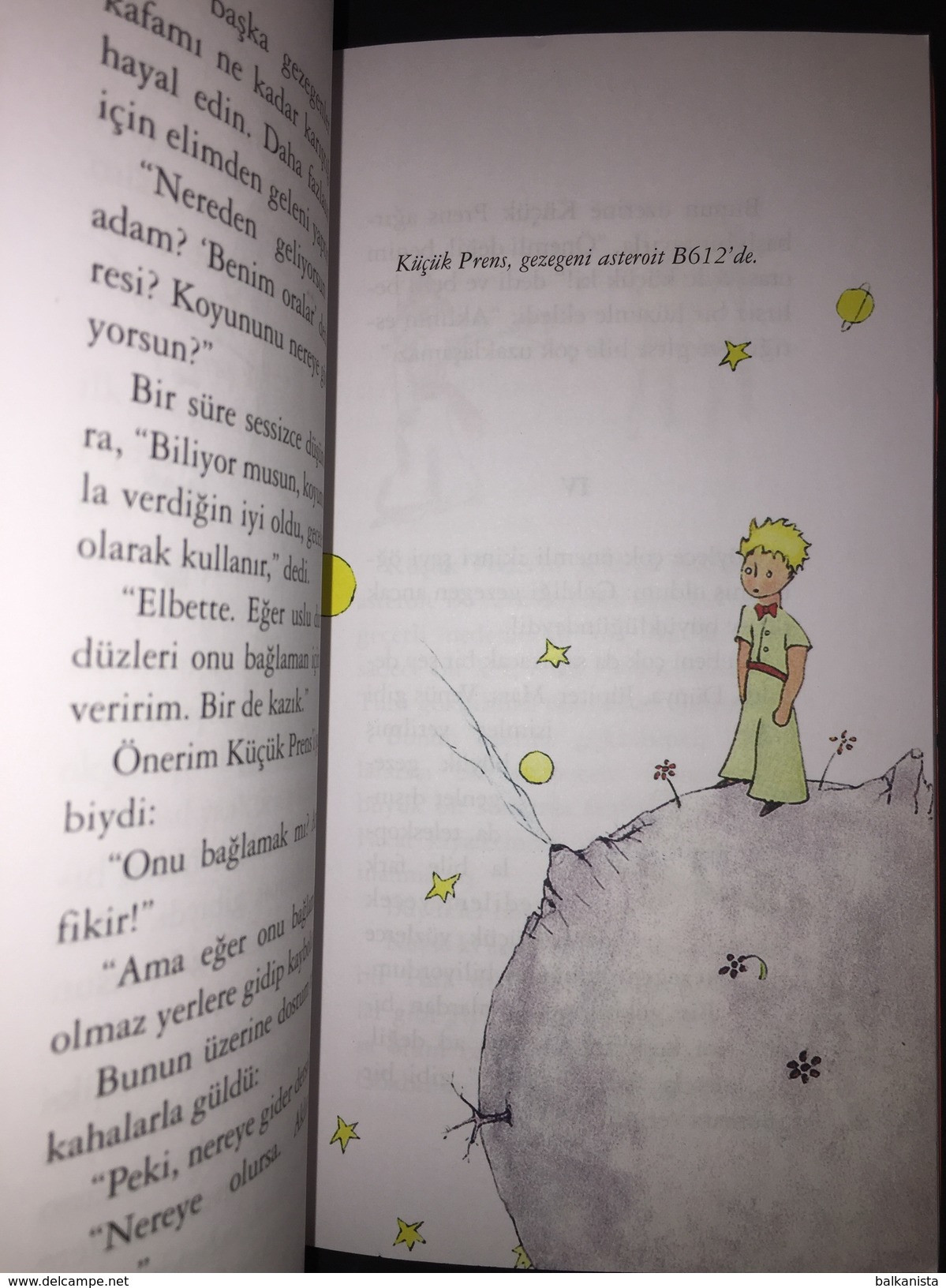 KUCUK PRENS LITTLE PRINCE COLORED Antoine De Saint Exupery TURKISH LANGUAGE - Junior