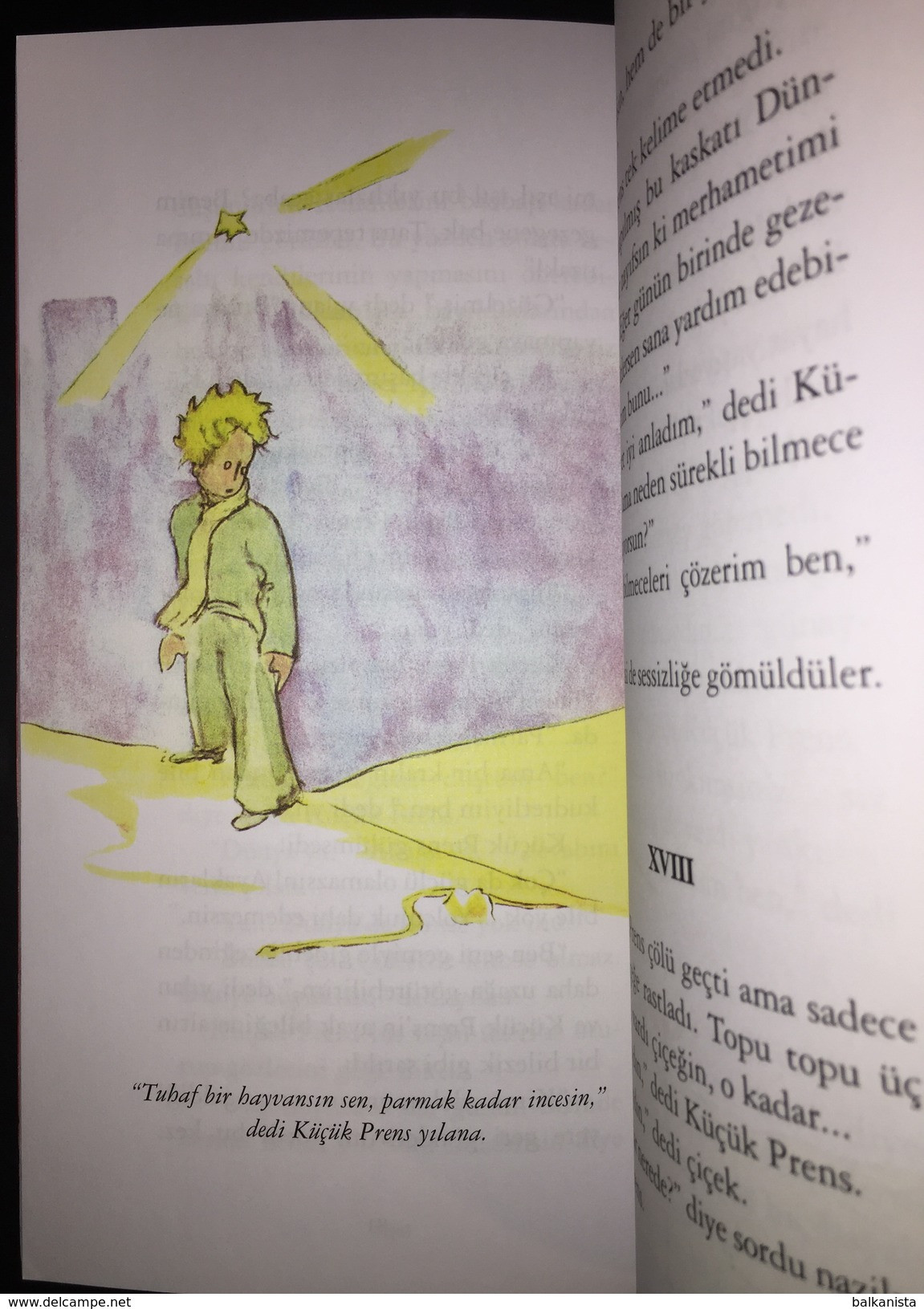 KUCUK PRENS LITTLE PRINCE COLORED Antoine De Saint Exupery TURKISH LANGUAGE - Junior