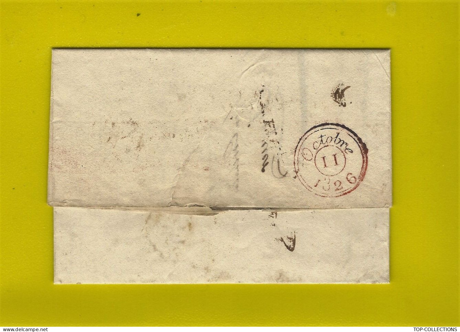 1826 LETTRE Roquer Le Havre  NEGOCE COMMERCE  Pour Lassausse Lasausse Julien Négociants Lyon V.HISTORIQUE - 1800 – 1899