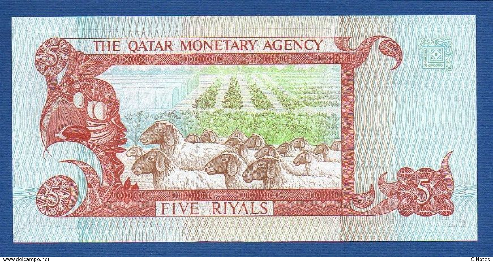 QATAR - P. 8b – 5 RIALS ND (1980'S) UNC, Serie See Photos - Qatar