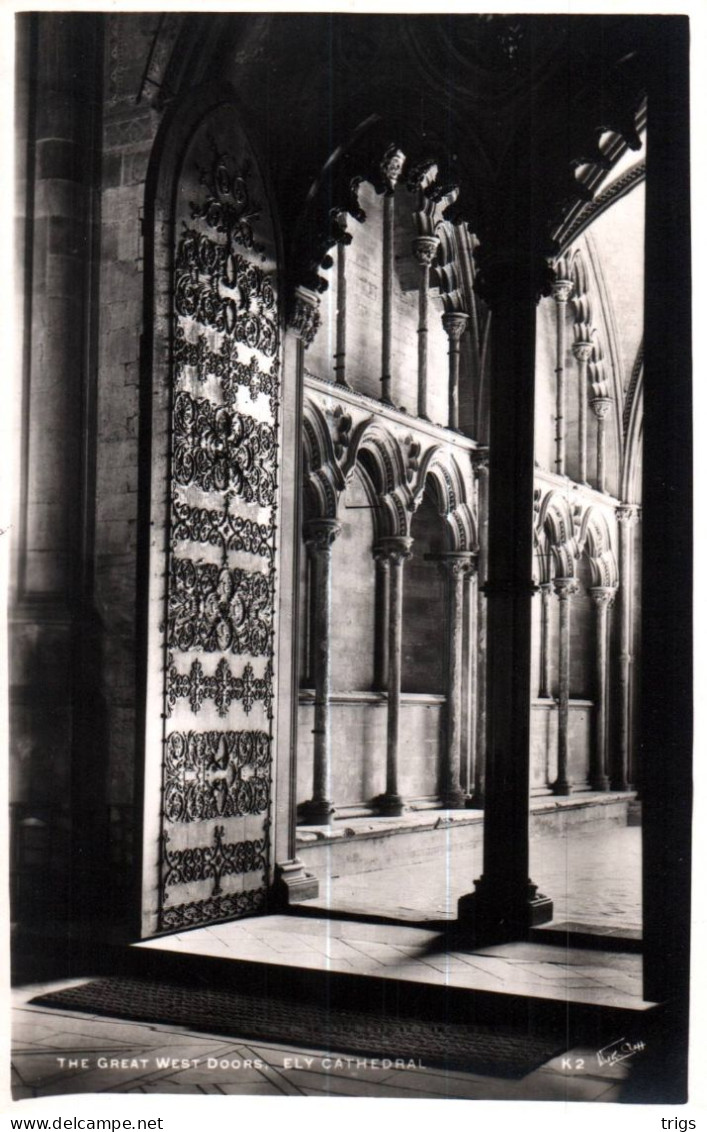 Ely (Cathedral) - The Great West Doors - Ely