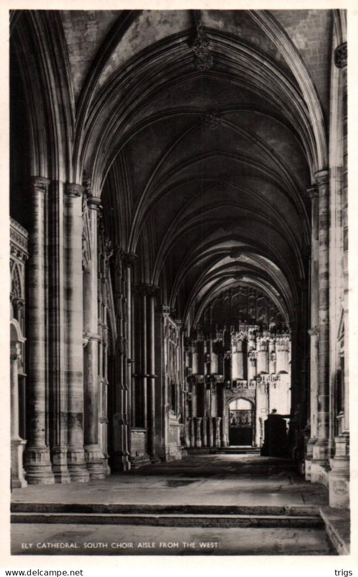 Ely (Cathedral) - South Choir Aisle From The West - Ely