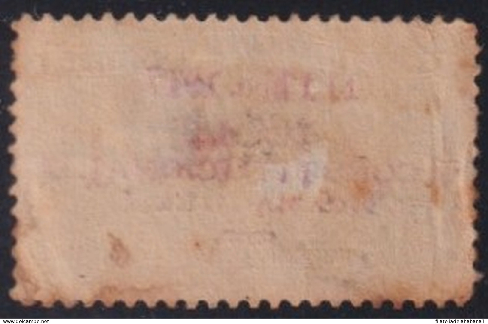 1917-432 CUBA REPUBLICA 1917 10c REVOLUCION DE LA CHAMBELONA. LIGERO ADELGAMIENTO AL CENTRO. SIN GARANTIA. - Unused Stamps
