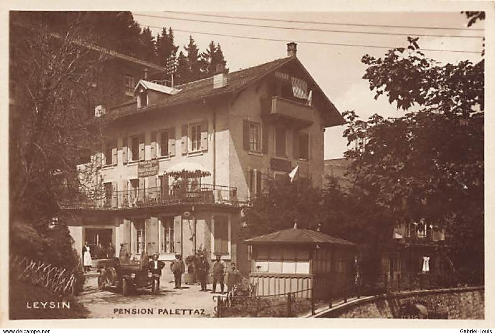 Leysin Pension Palettaz Oldtimer Animée - Leysin