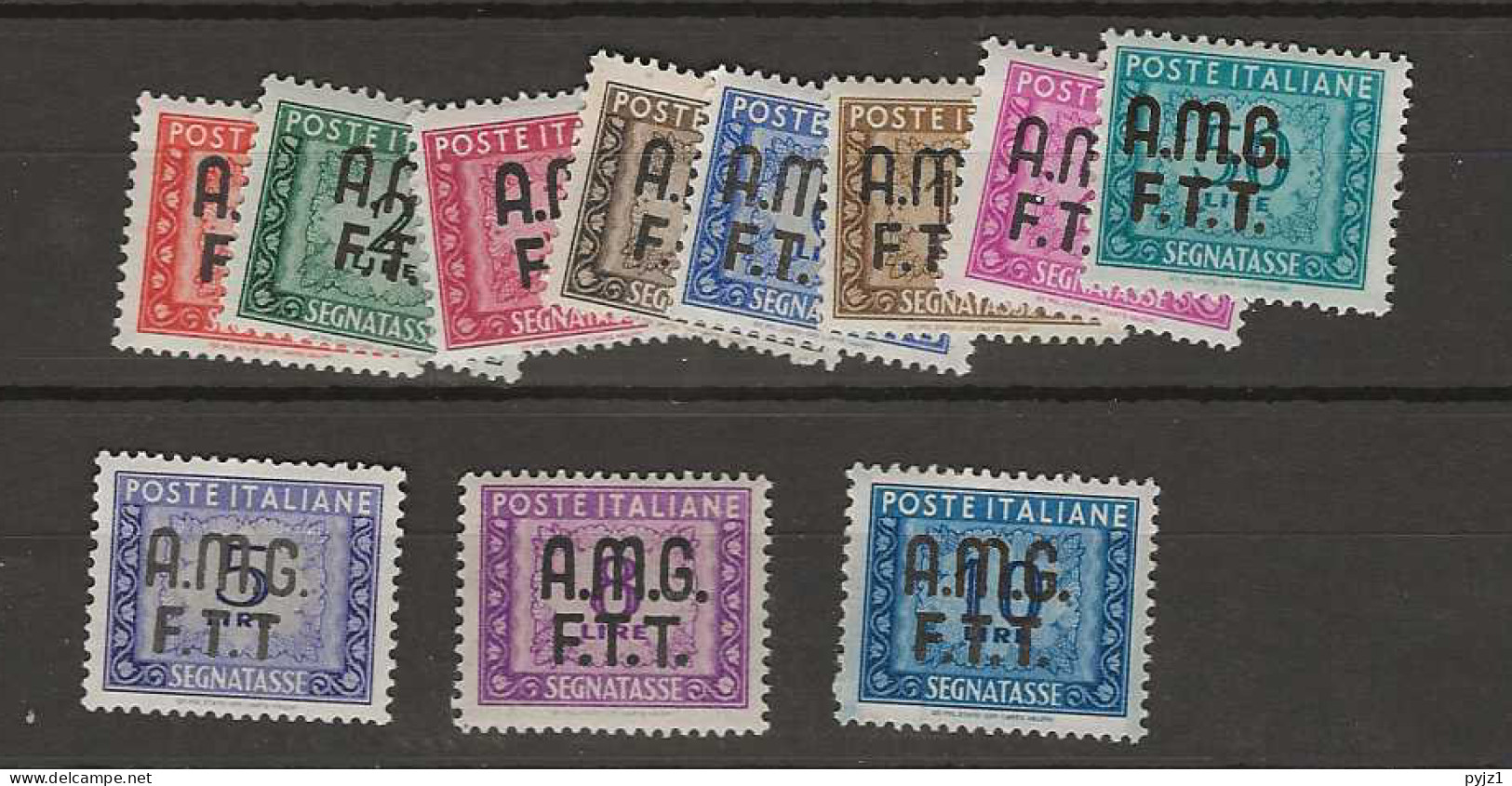 1947 MNH Triest, MIchel 5-15, Sassone Segnatasse 5-15 Postfris** - Taxe