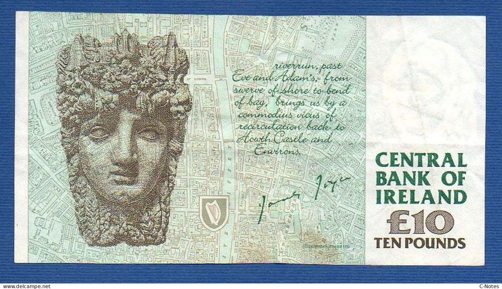 IRELAND - P.76a –  10 Pounds 20.09.1993 AVF, S/n KBJ 931140 - Irlande