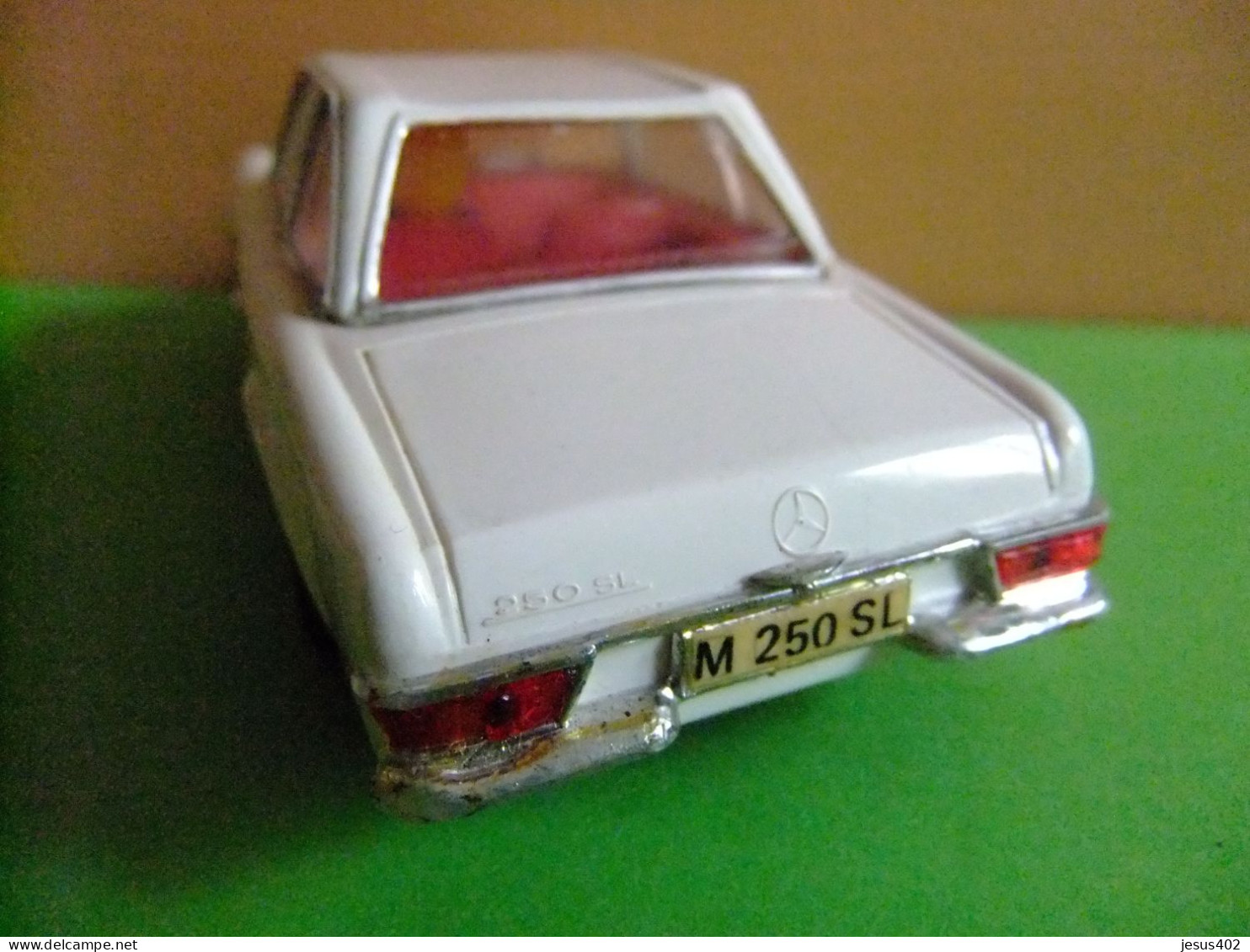 SCALEXTRIC EXIN MERCEDES 250 SL BLANCO DORSAL 4 - Autorennbahnen