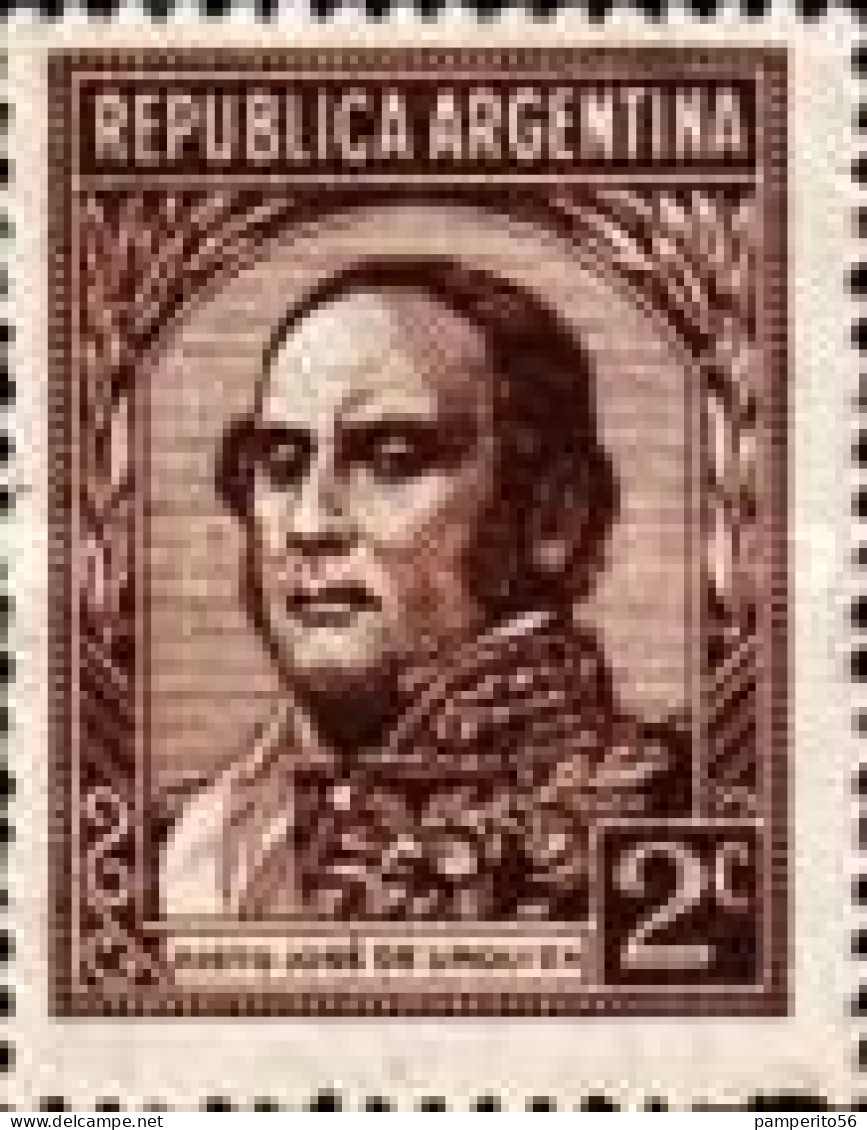 ARGENTINA - AÑO 1935 - Serie Próceres Y Riquezas I -  General Justo José De Urquiza - Oblitérés