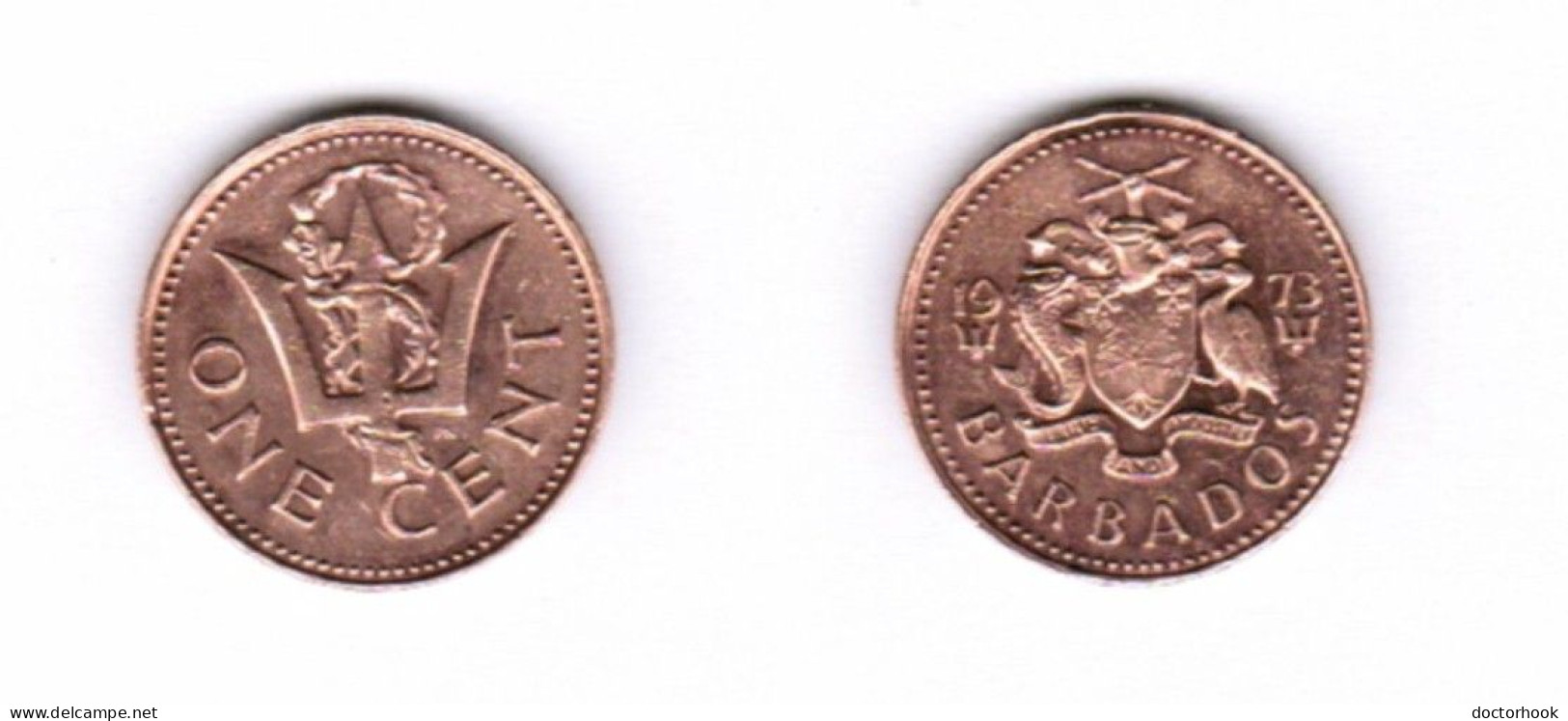 BARBADOS   1 CENT 1973 (KM # 10) #7163 - Barbados