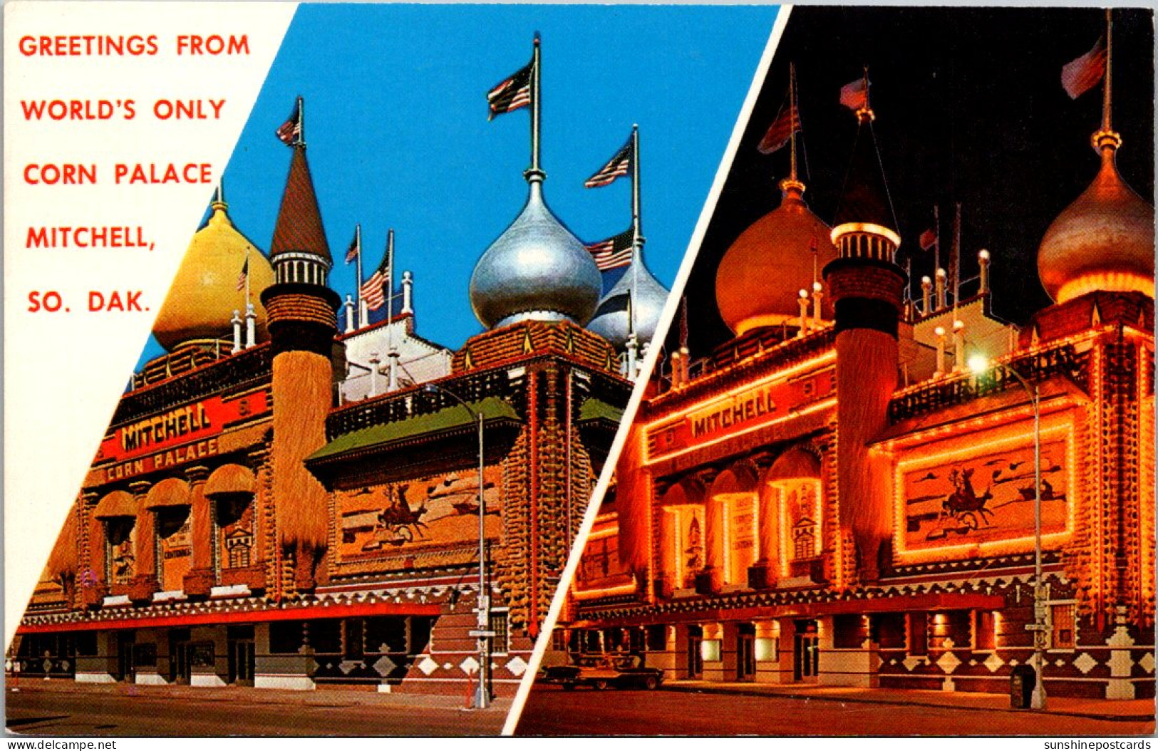 South Dakota Greetings From World's Only Corn Palace - Autres & Non Classés