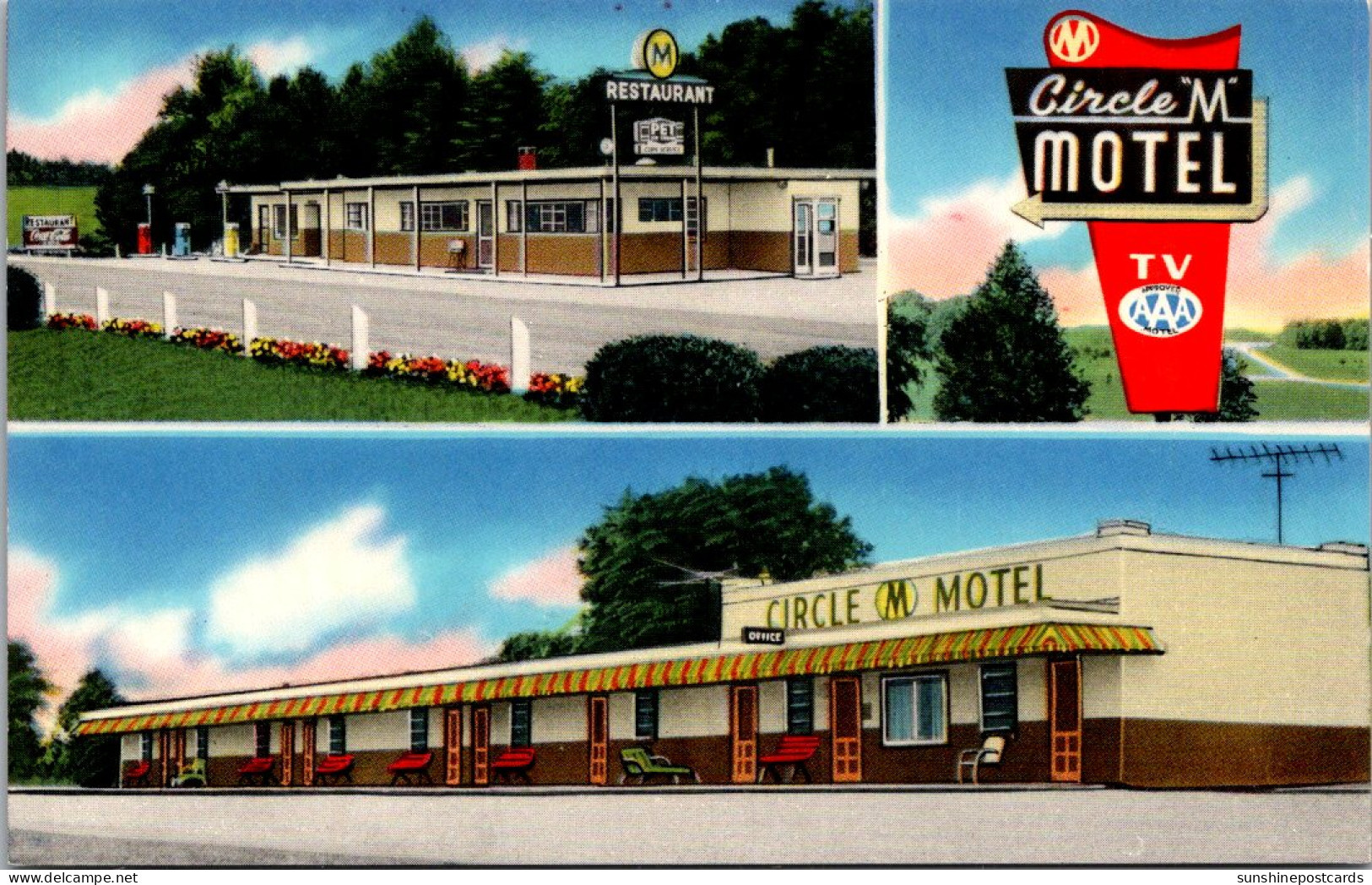 North Carolina Greensboro Circle "M" Motel And Restaurant - Greensboro