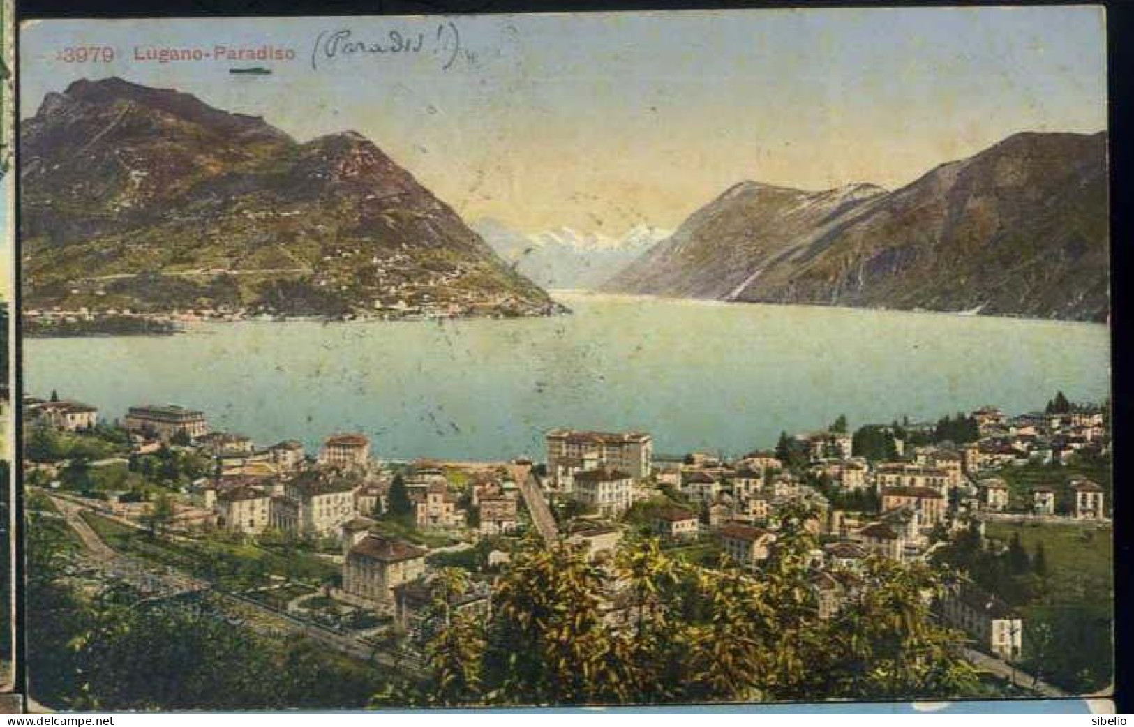 Lugano - Paradiso  - Viaggiata 1909 - Rif. 18321c - Paradiso