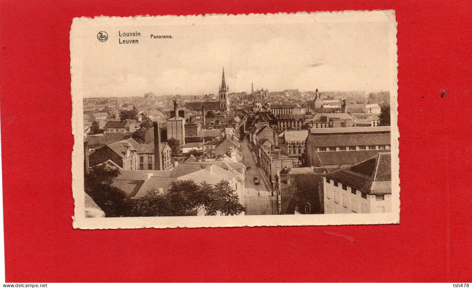 BELGIQUE---LOUVAIN---LEUVEN--Panorama--voir 2 Scans - Leuven