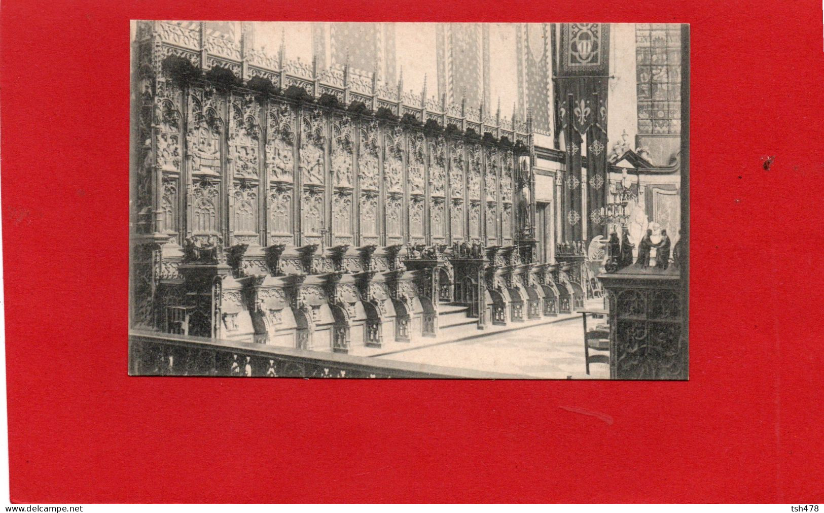 BELGIQUE---LOUVAIN---LEUVEN---Eglise Sainte Gertrude--les Stalles--voir 2 Scans - Leuven