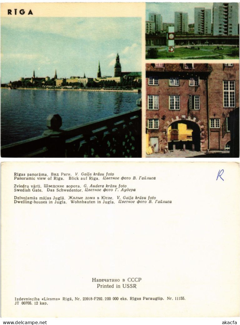 CPA AK RIGA Rigas Panorama. LATVIA (402246) - Lettonie