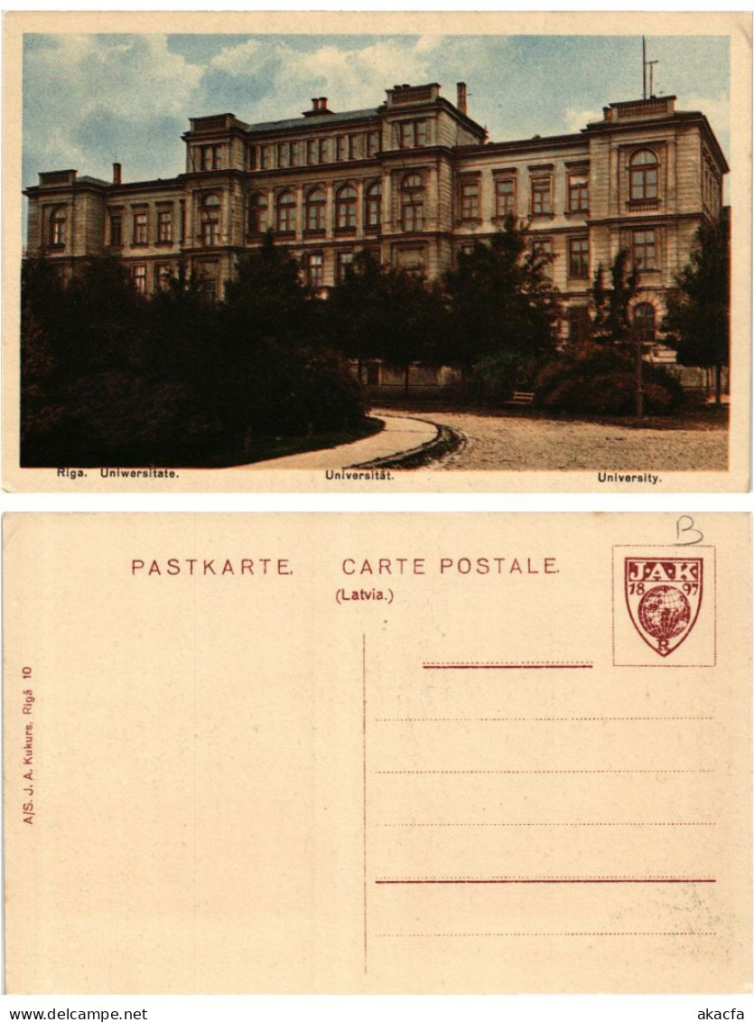 CPA AK RIGA Uniwersitate University. LATVIA (402193) - Lettonie