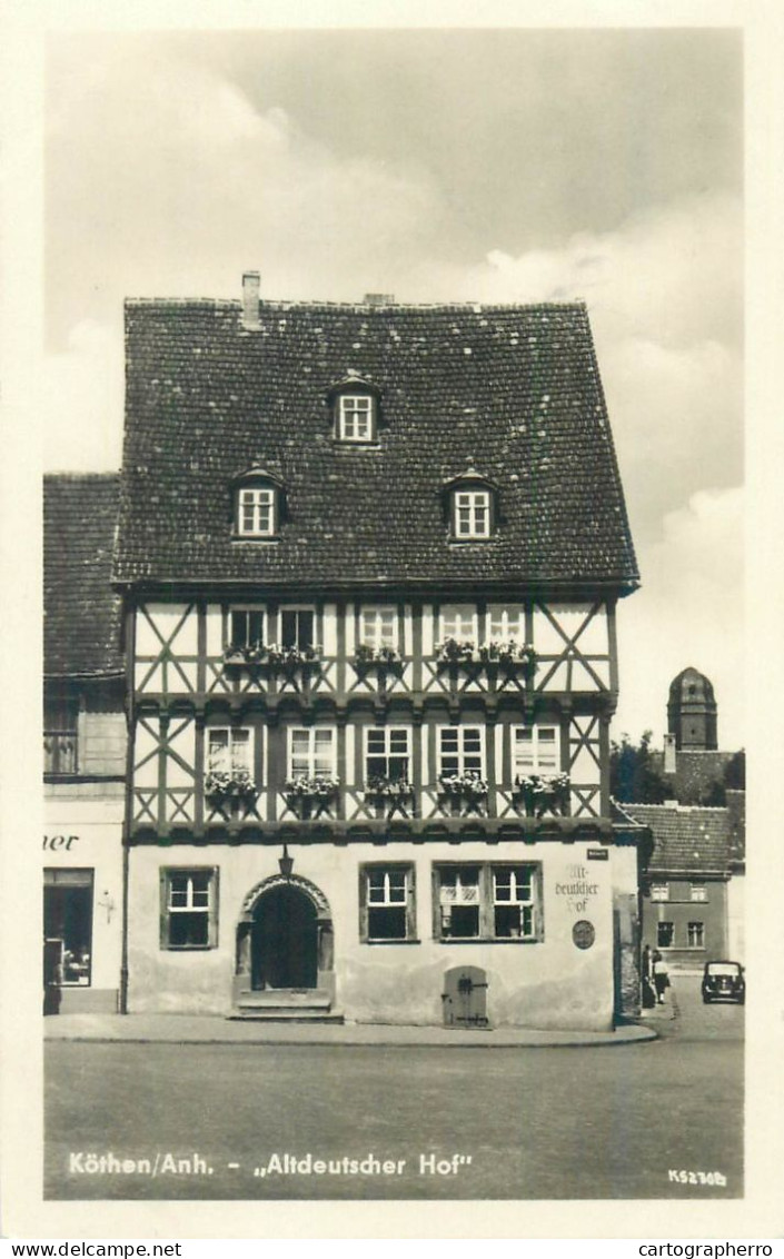 Germany Kothen/Anhalt Altdeutscher Hof - Köthen (Anhalt)