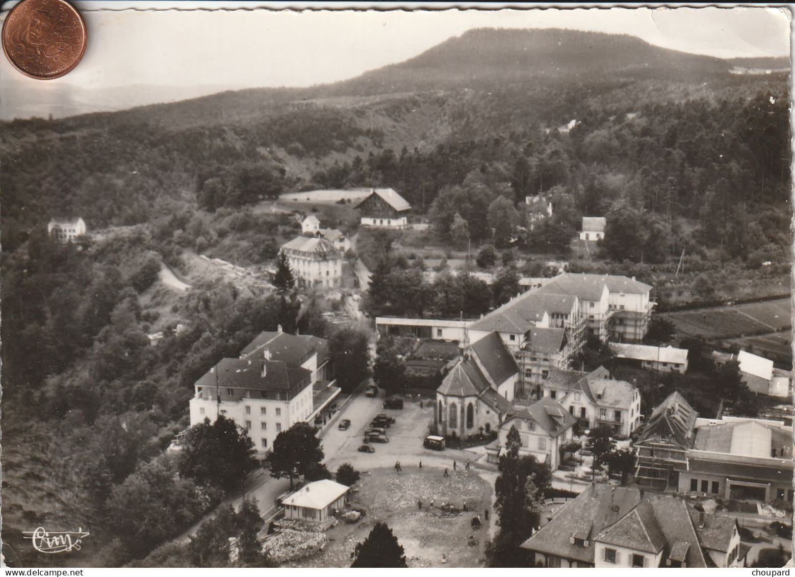 68 - Très Belle Carte Postale Semi Moderne Dentelée De  LES TROIS EPIS   Vue Aérienne - Altri & Non Classificati