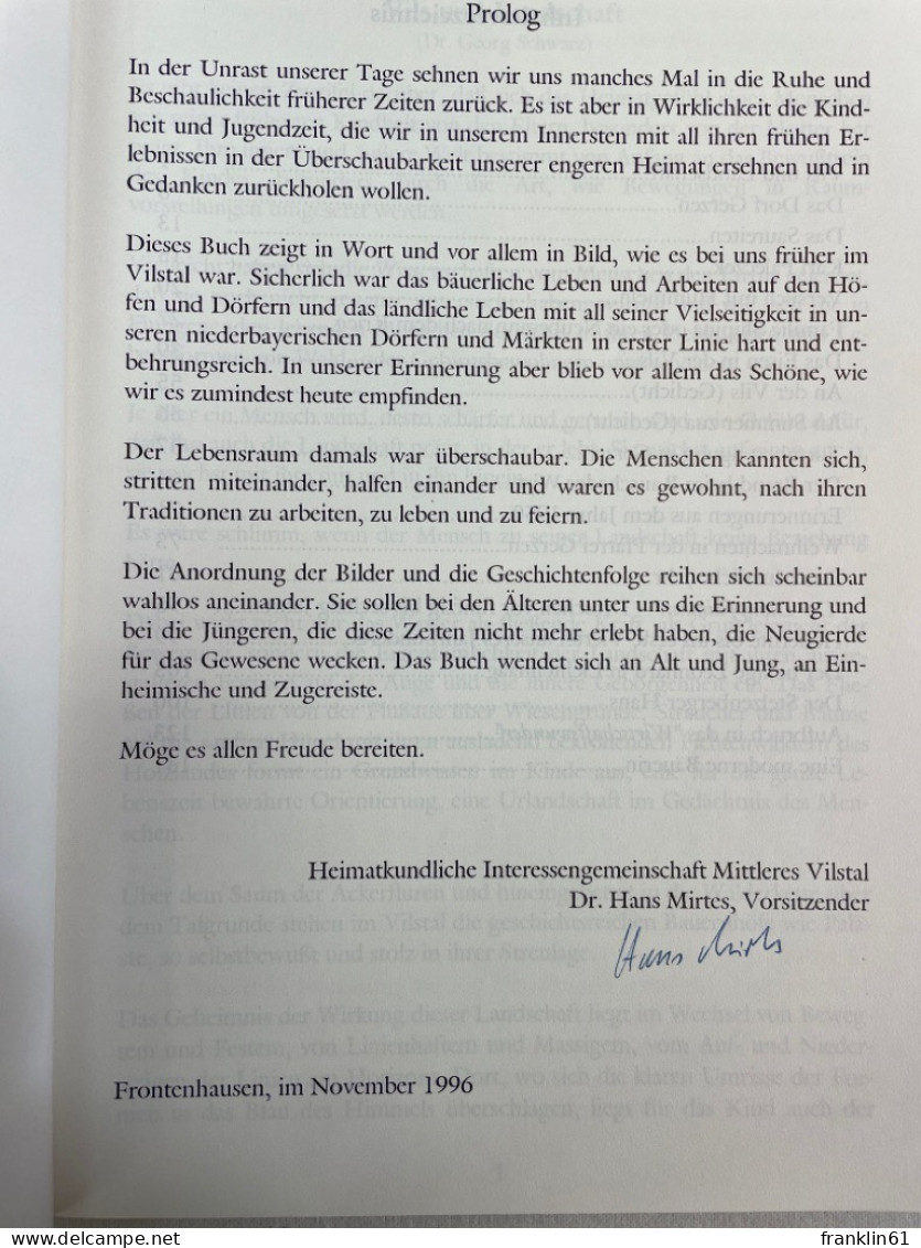 Bäuerliches Und Ländliches Leben Und Arbeiten Im Vilstal Von Der Vergangenheit Zur Gegenwart. - 4. Neuzeit (1789-1914)