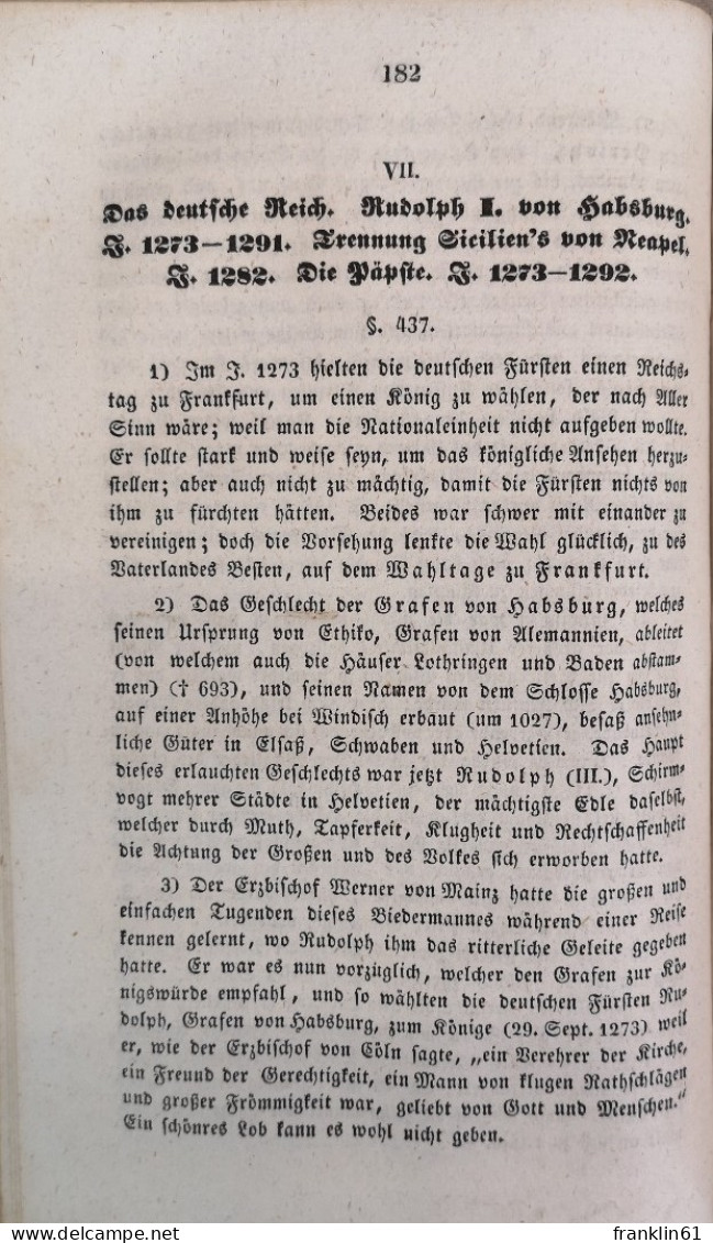 Allgemeine Geschichte des Mittelalters mit besonderer Berücksichtigung der Kirchen- und Staatengeschichte für