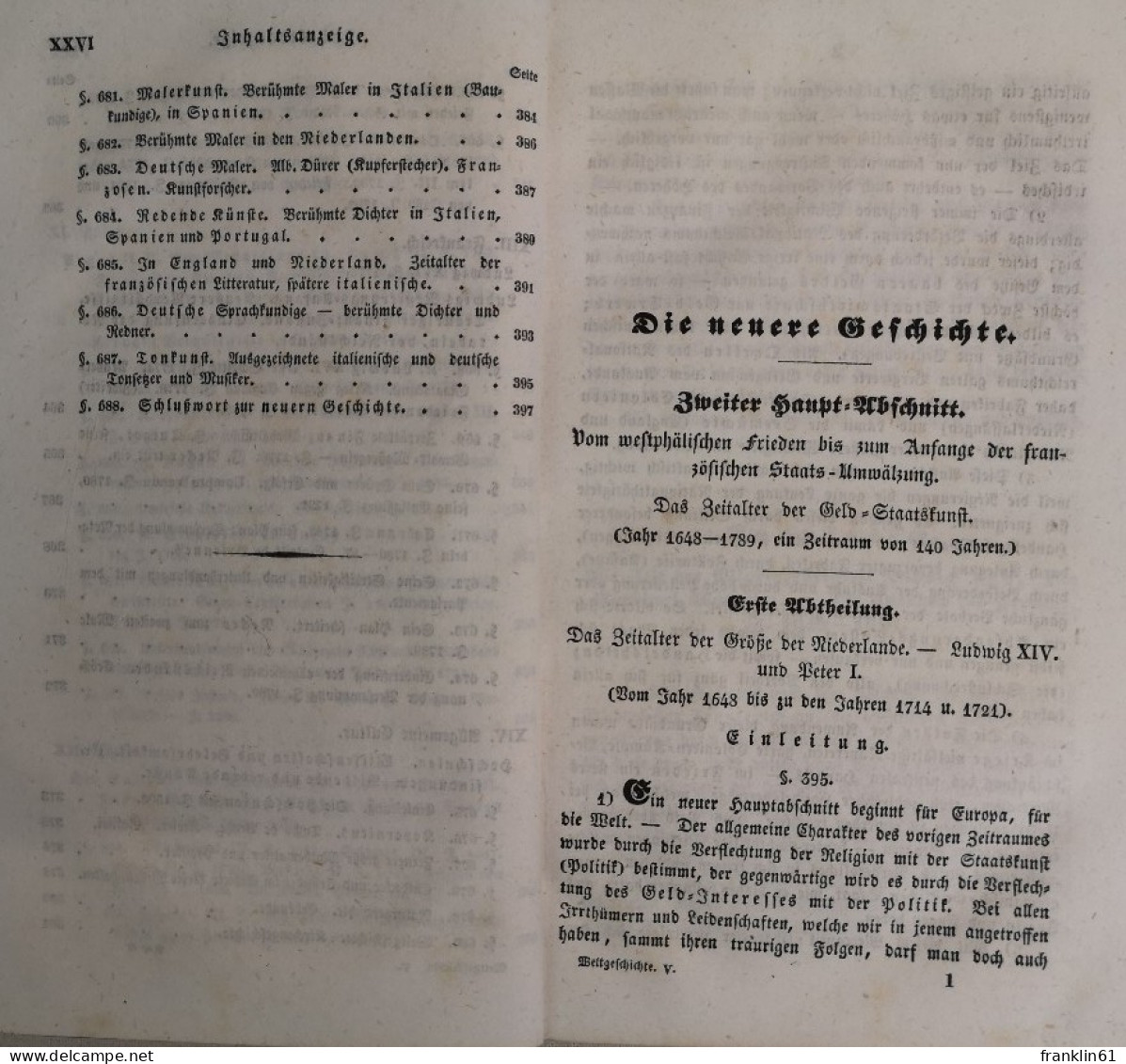 Allgemeine Geschichte der neueren Zeit mit besonderer Berücksichtigung der Kirchen- und Staatengeschichte für