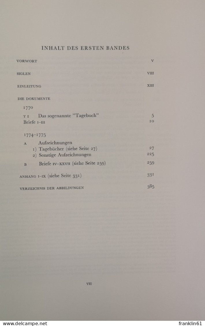 Lichtenberg In England. Dokumente Einer Begegnung. Band I Und Band II. - 4. Neuzeit (1789-1914)