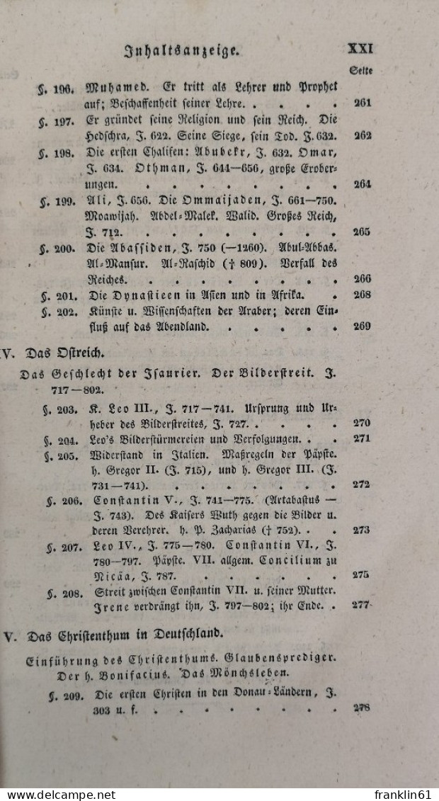 Allgemeine Geschichte des Mittelalters mit besonderer Berücksichtigung der Kirchen- und Staatengeschichte für