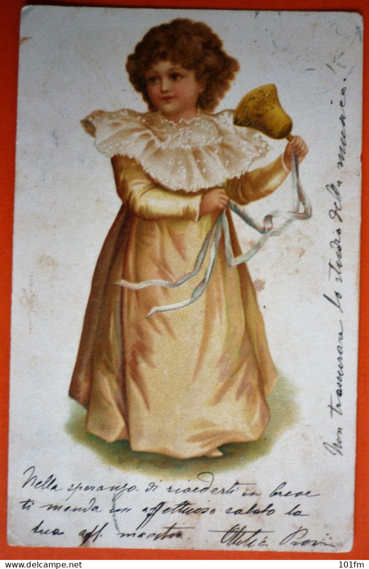 OLD POSTCARD - GIRL 1901 - Abbildungen