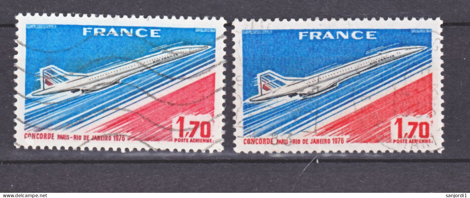 France PA 49 Variété Bleu Clair Et Normal  Oblitéré Used TB - Oblitérés