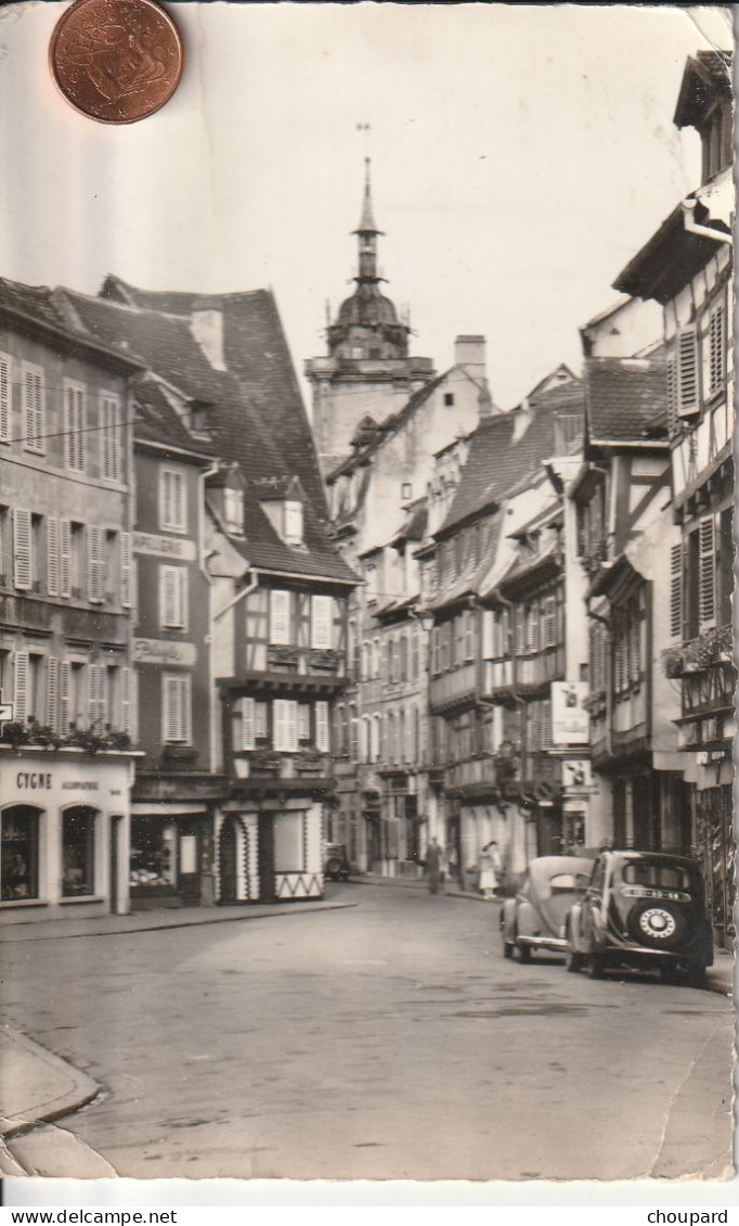 68 - Carte Postale Semi Moderne De COLMAR   La Rue Des Boulangers - Colmar