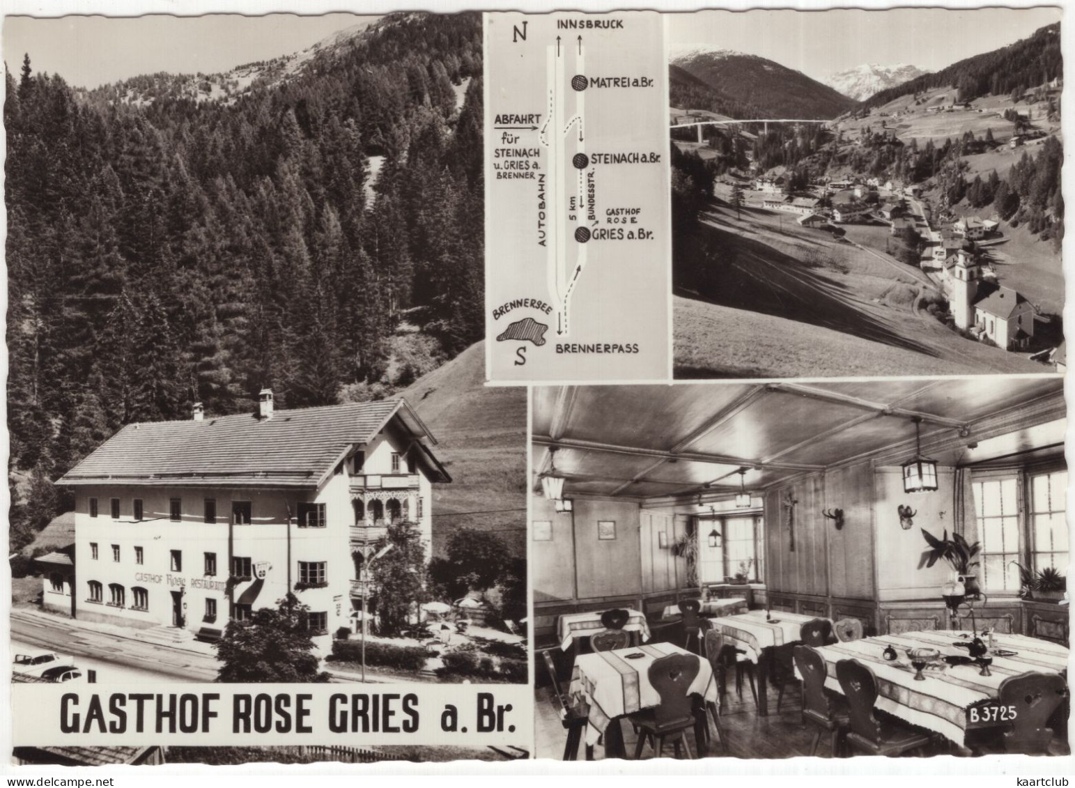 Gries A. Br. - Gasthof 'Rose' - Steinach - (Tirol, Österreich) - Risch-Lau B3725 - Steinach Am Brenner