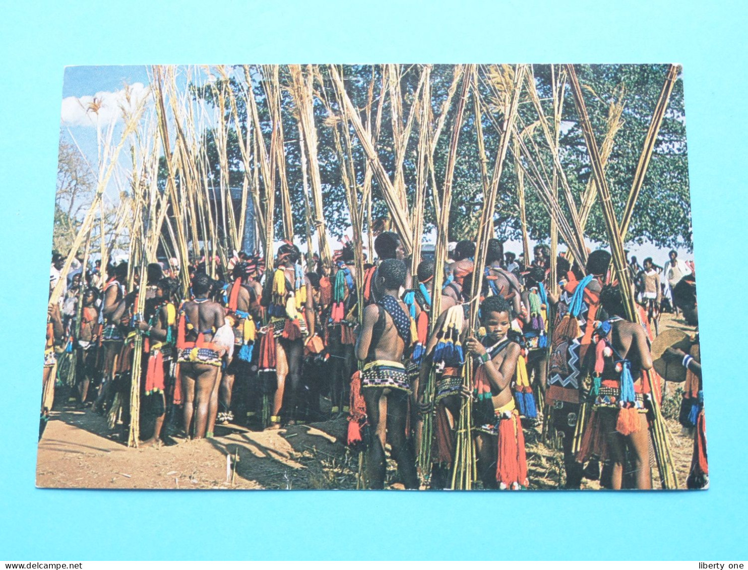 Young Girls With Their Reeds At Annual REED DANCE > SWAZILAND ( Uitg.: Honey Hill ) Anno 1978 ( Voir Scans ) ! - Swazilandia