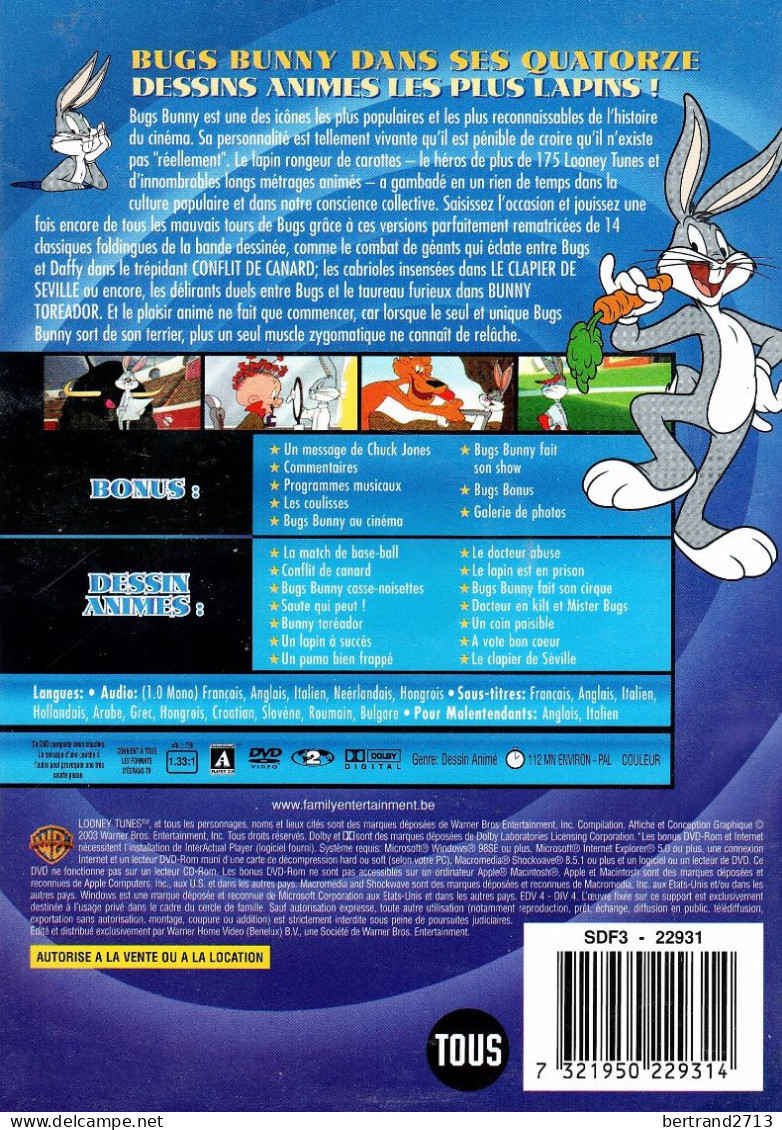 Looney Tunes "Les Meilleures Avontures De Bugs Bunny" - Infantiles & Familial