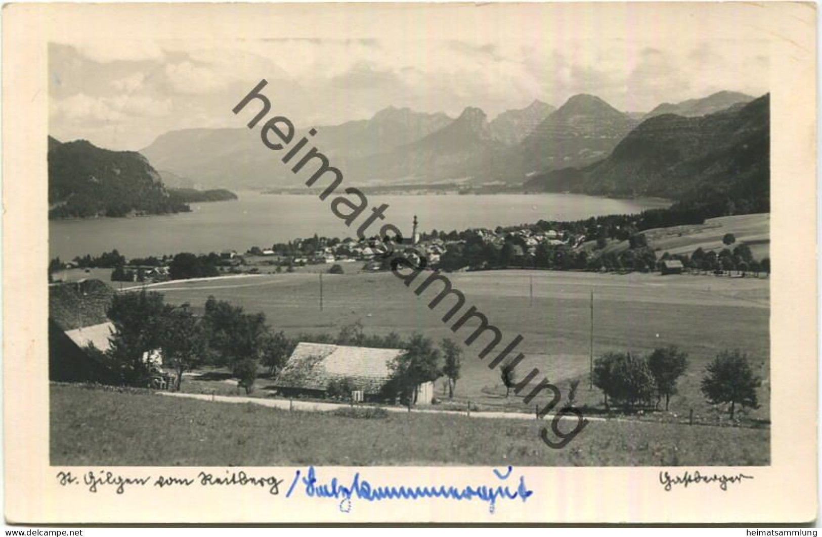 St. Gilgen - Foto-AK Gel. 1943 - St. Gilgen
