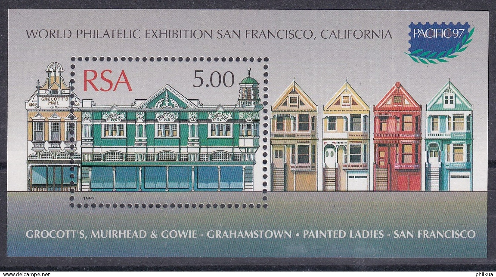 MiNr. Block 56 Südafrika Internationale Briefmarkenausstellung PACIFIC ’97, San Francisco - Postfrisch/**/MNH  - Ongebruikt