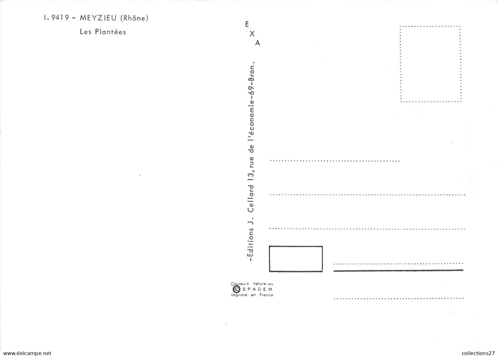 69-MEYZIEU- LES PLANTEES - Meyzieu