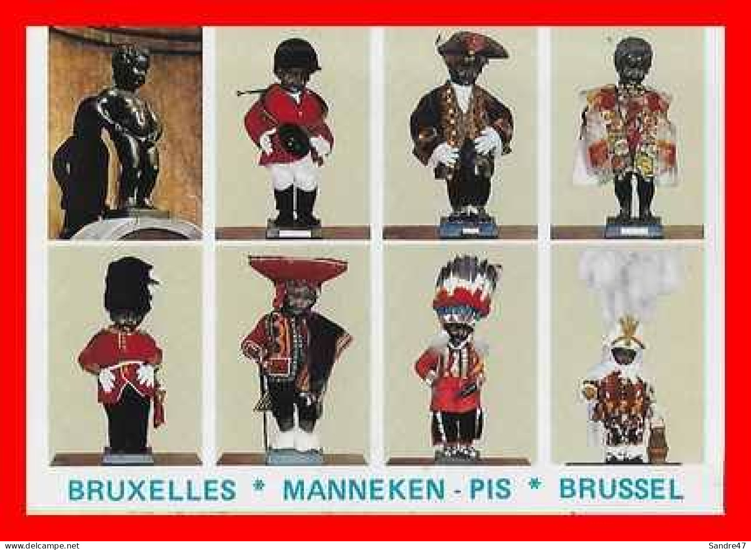 3 CPSM/gf  BRUXELLES (Belgique) Les Légendes De Manneken-Pis...P0833 - Beroemde Personen