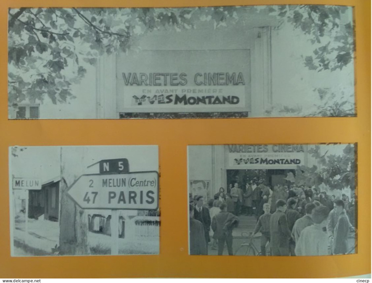 PROGRAMME DE CONCERT ORIGINAL CHANTEUR Récital 1963 Yves MONTAND Tournée internationale superbes photos publicité parfum