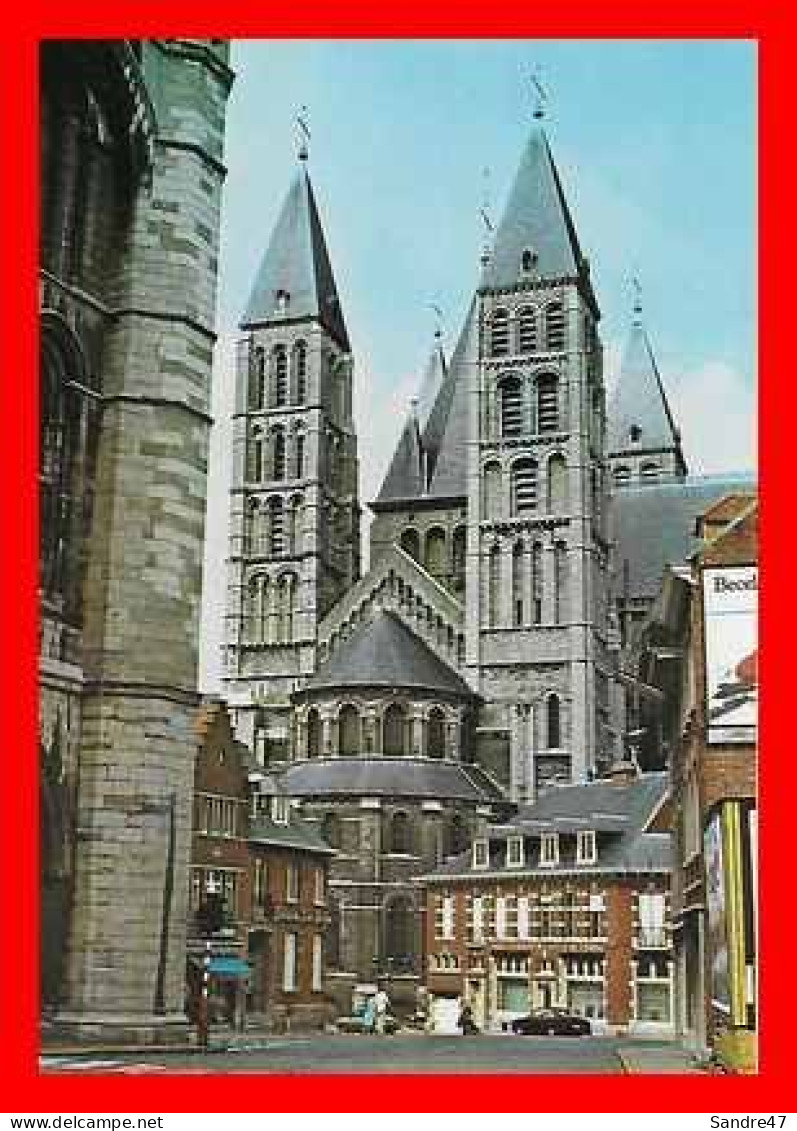 2 CPSM/gf  TOURNAI (Belgique)  Panorama Aérien / Cathédrale...P0883 - Doornik