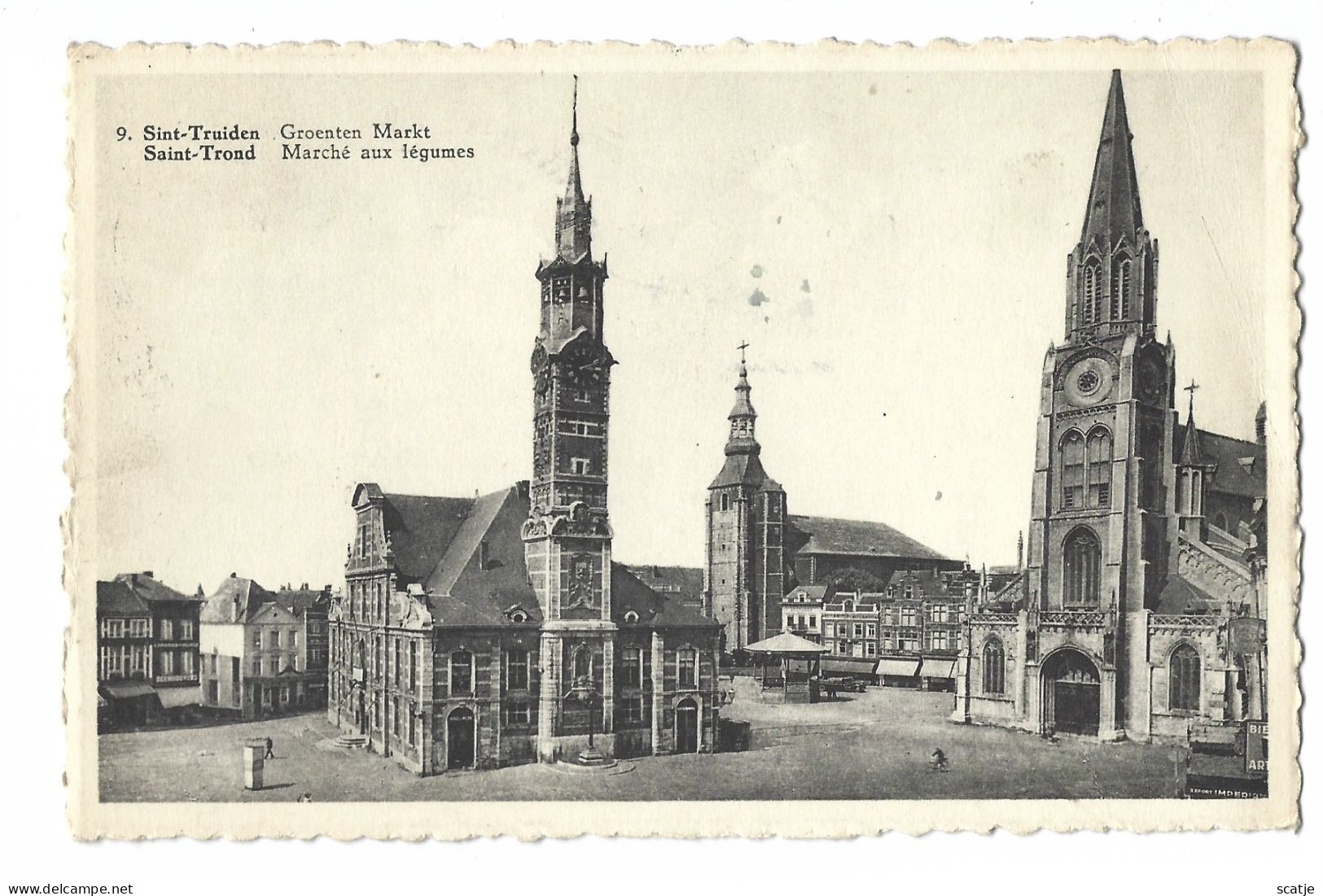 Sint-Truiden   -   Roeselare   -   Groenten Markt   -   1952   Naar   Ardooie - Bilzen