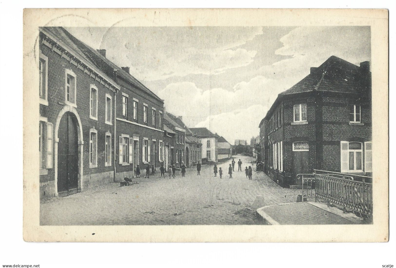 Haelen.   Diest   -    Rue De Liége.  -  PRACHTIGE KAART!   1923  Naar  Brouwerij  LOOZEN - Halen