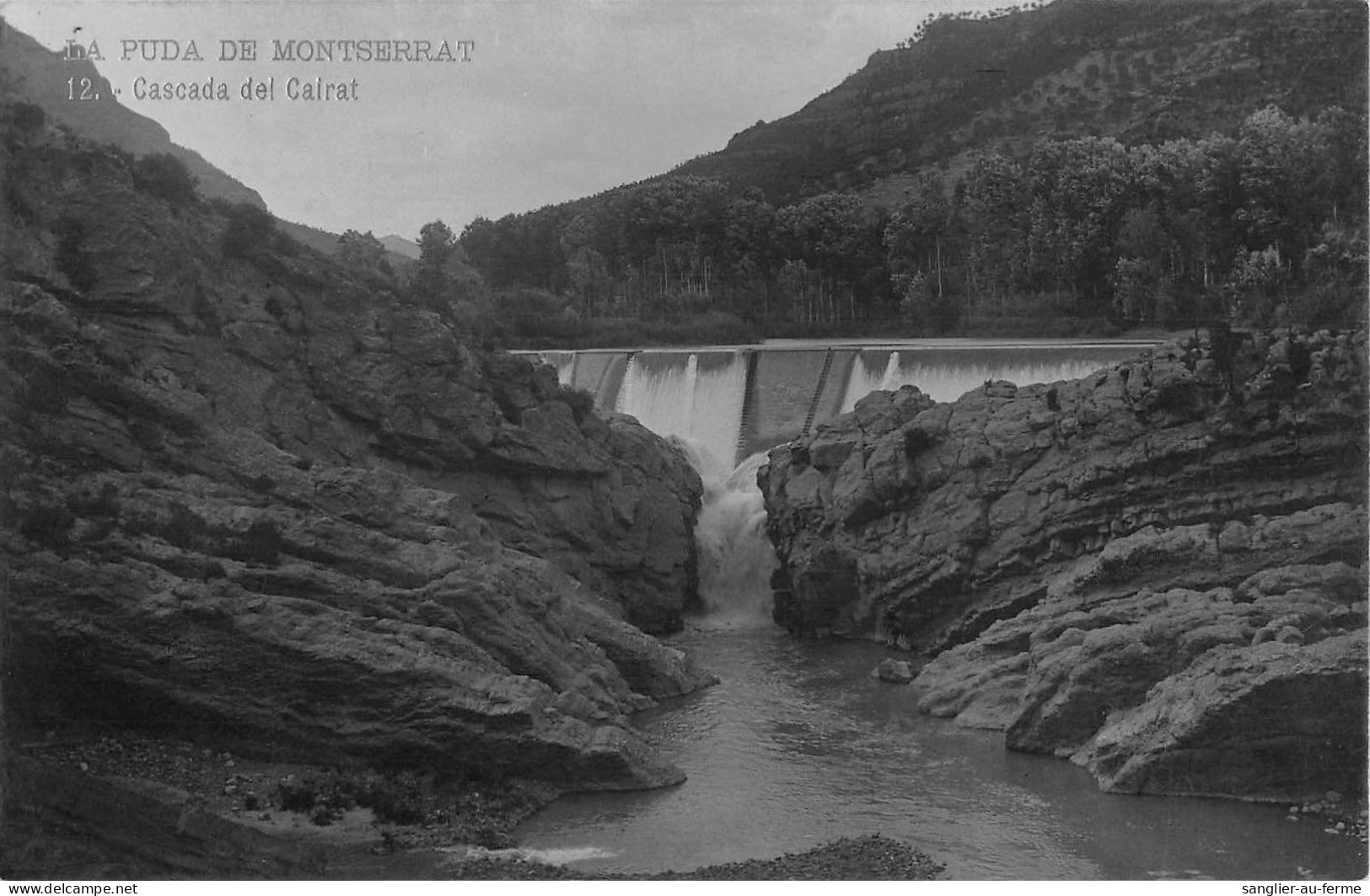 CPA ESPAGNE LA PUDA DE MONTSERRAT CASCADA DEL CAIRAT - Other & Unclassified