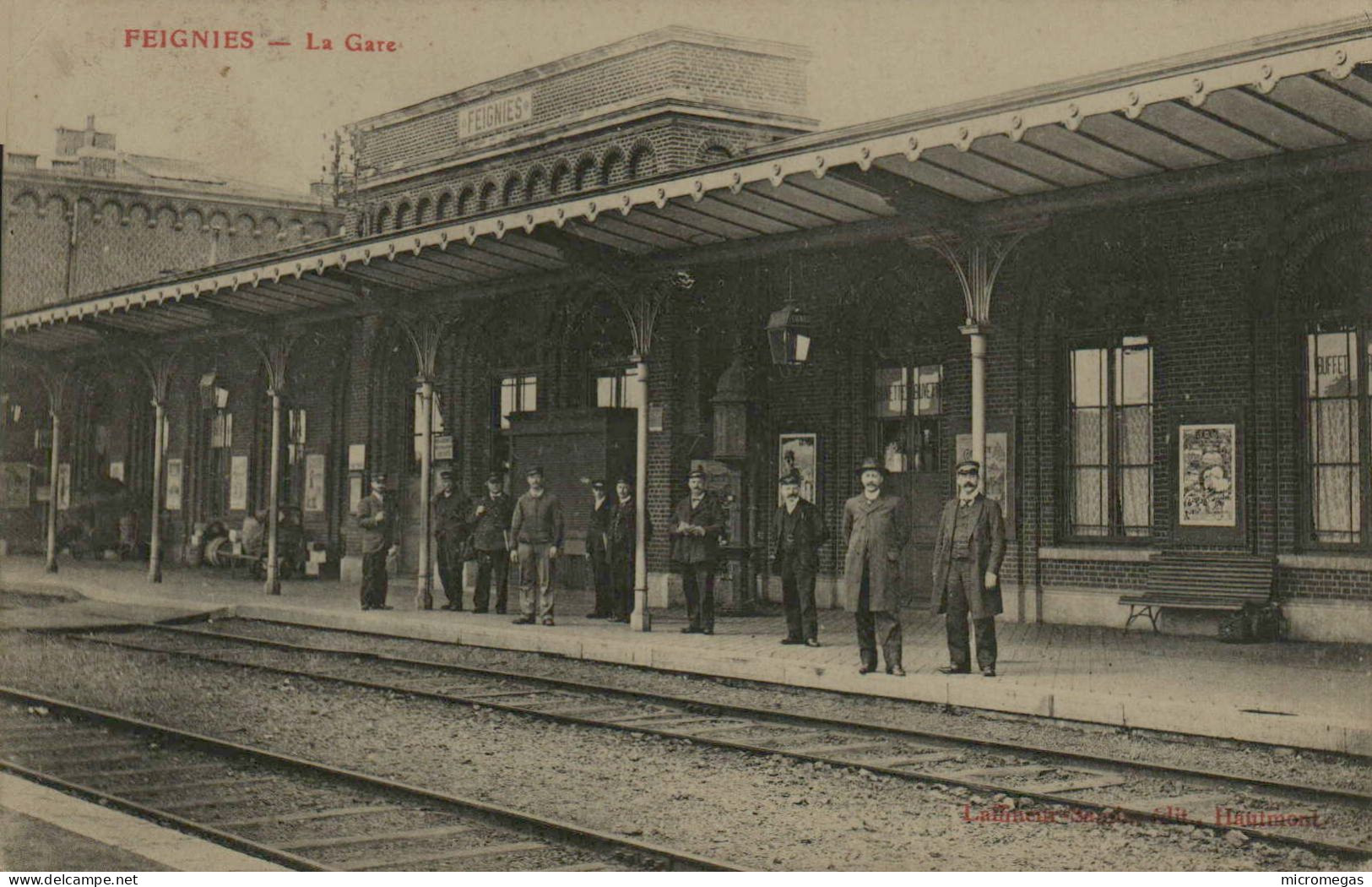 59 - FEIGNIES - La Gare - Feignies