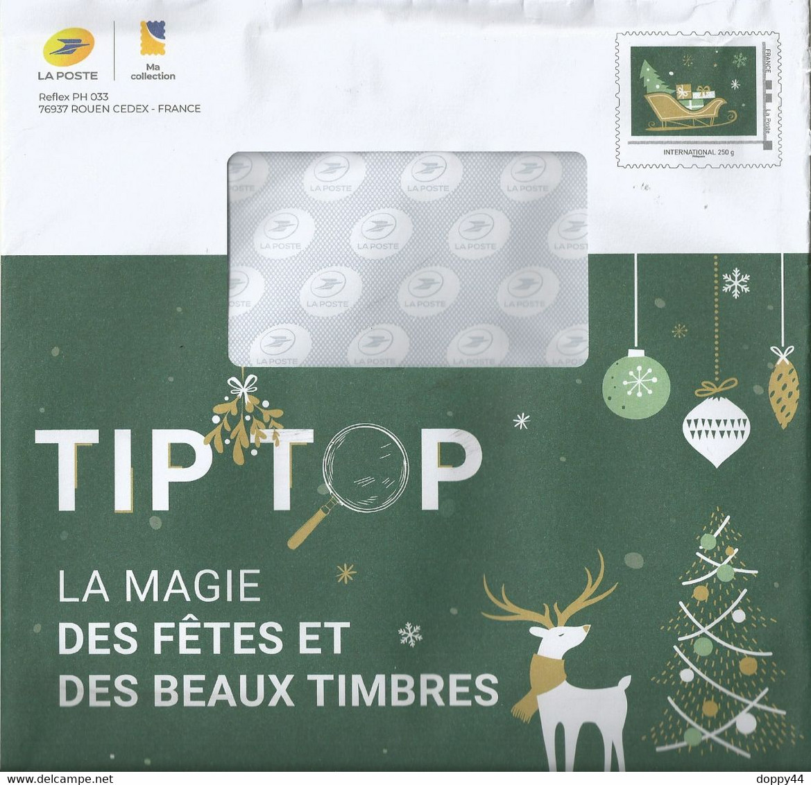 PAP LA POSTE CLUB PHILAPOSTE ENVOI DU CATALOGUE TIP/TOP NOEL 2022. - Sonderganzsachen