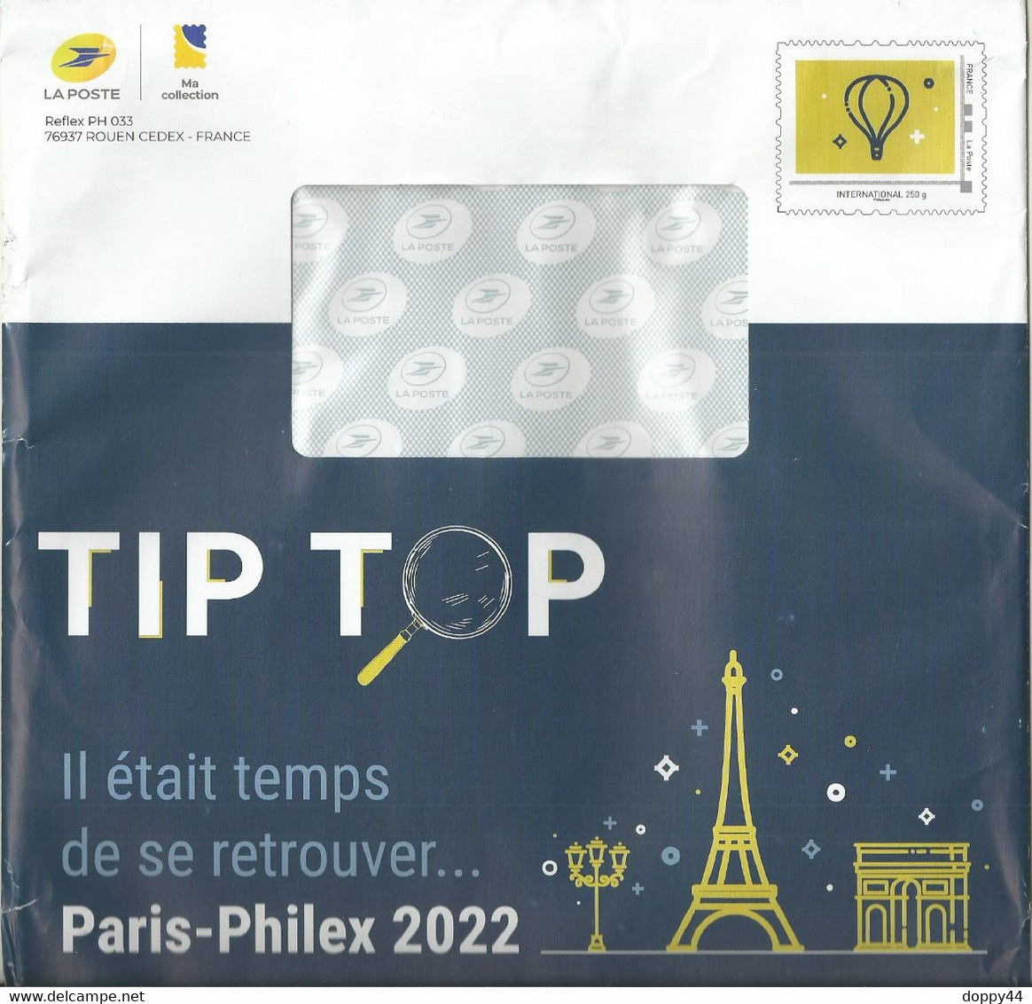 PAP LA POSTE CLUB PHILAPOSTE PROMOTION PARIS-PHILEX 2022. - Pseudo-officiële  Postwaardestukken