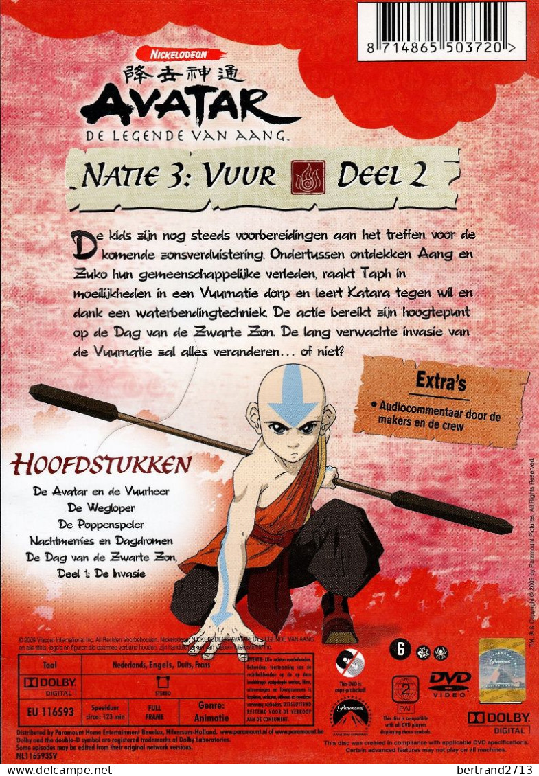 Avatar "De Legende Van Aang" Natie 3: Vuur  Deel 2 - Infantiles & Familial