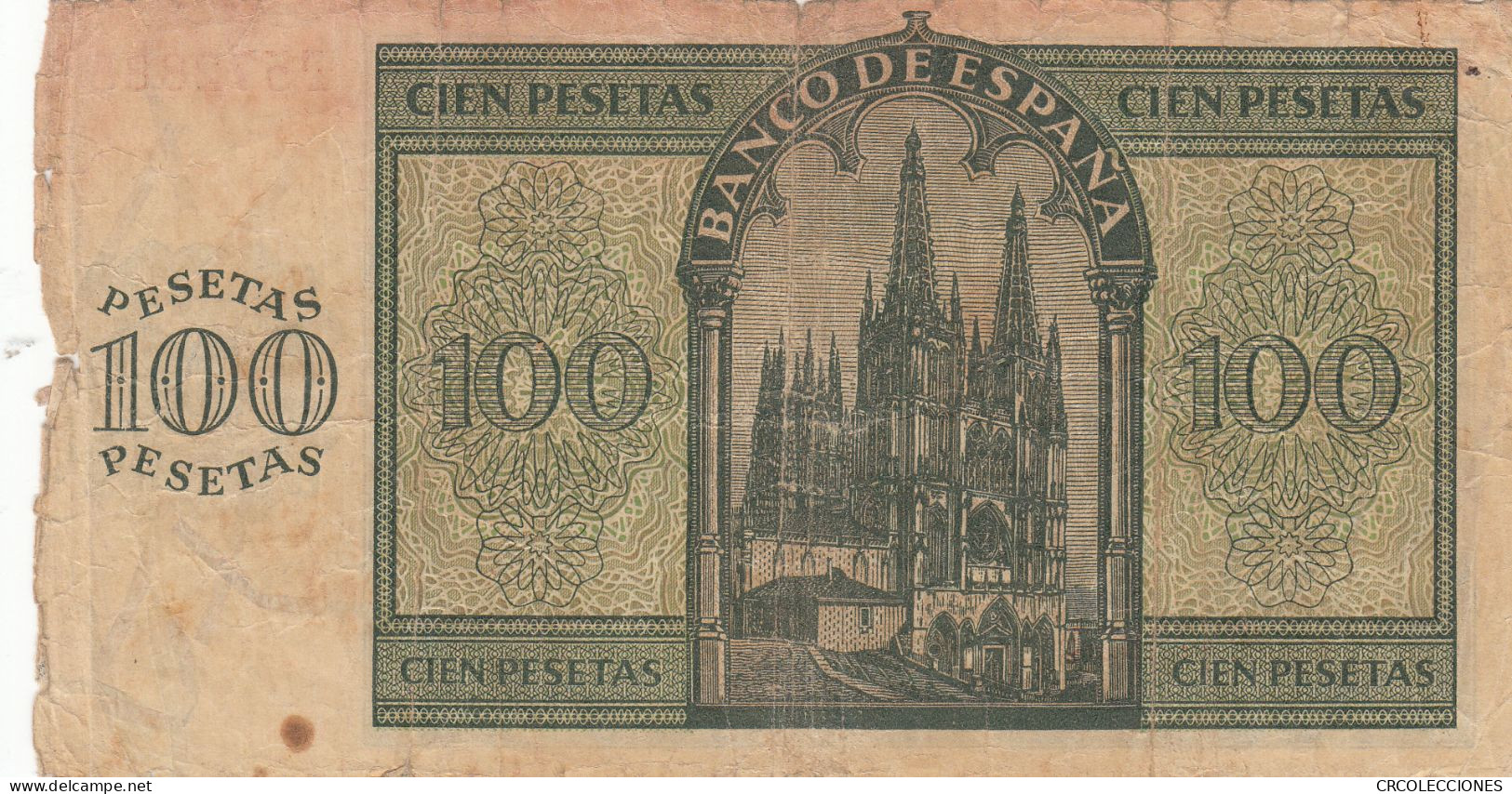 CRBS0745 BILLETE ESPAÑA 100 PESETAS 1936 MBC+ - 100 Pesetas