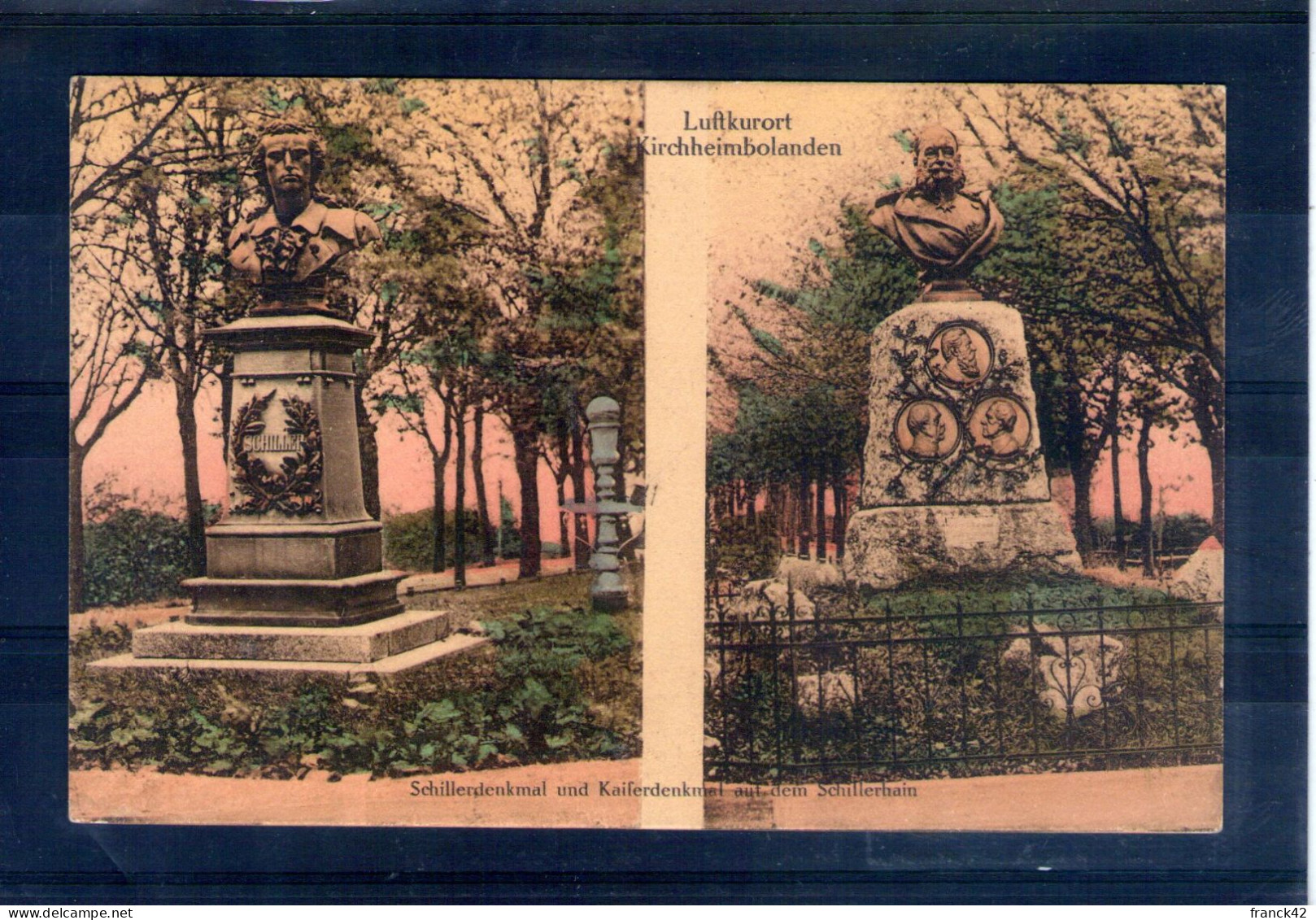 Allemagne. Kirchheimbolanden. Schillerdenkmal Und Kaisdenkmal - Kirchheimbolanden
